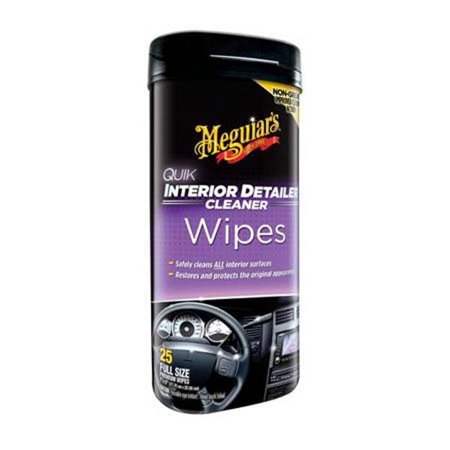 Meguiar's Quik Interior Detailer Wipes, 2PK