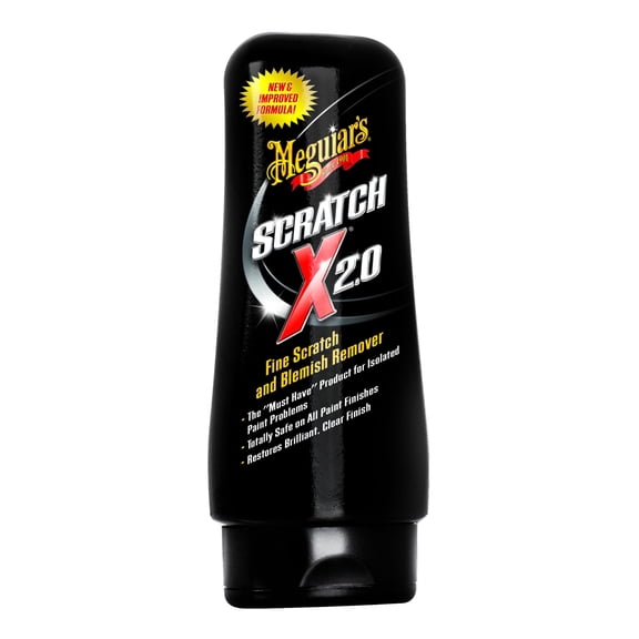 Meguiar’s Scratch-X, Car Scratch Remover, Car Paint Scratch Repair for Fine Scratches & Blemishes, Restores Clarity, Use On Glossy Exterior Paint and Clear Coats On Trucks & Suvs - 7 Fl Oz Bottle