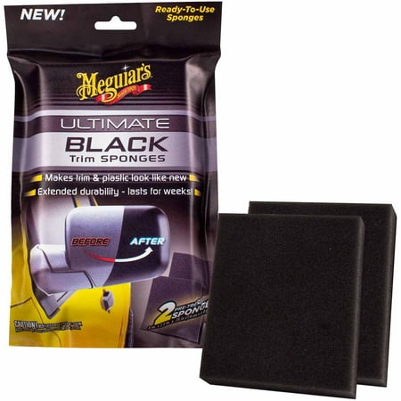 Meguiar's Ultimate Black Sponges, 2pk