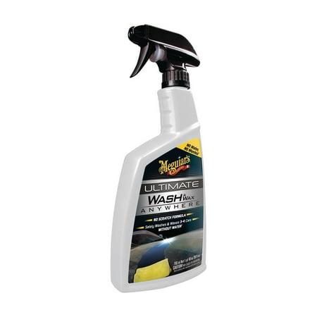 Meguiar's Ultimate Car Truck RV Cleaner Waterless Wash & Wax, 26 Ounce (2 Pack)