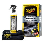 Meguiar's Ultimate Ceramic Coating Kit, Ceramic Protection, Includes Premium Microfiber Towels