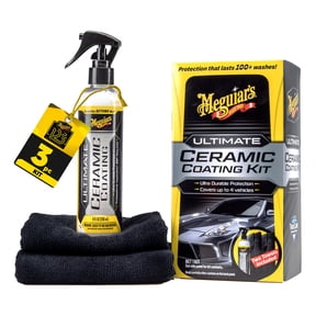Meguiar's Ultimate Ceramic Coating Kit, Ceramic Protection, Includes Premium Microfiber Towels
