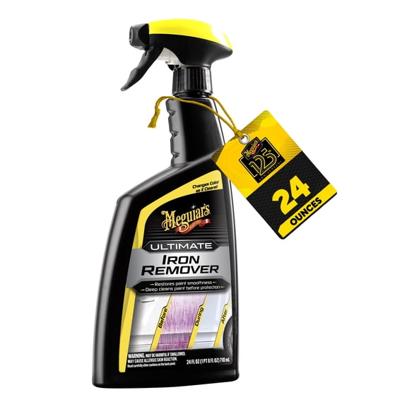Meguiar's Ultimate Iron Remover, Chemical Contaminant Remover, 24 oz