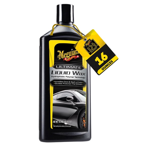 Meguiar's Ultimate Liquid Wax Long-Lasting Easy to Use Synthetic Wax, G210516, 16 oz