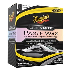 Meguiar's Ultimate Paste Wax Long-Lasting Easy to Use Synthetic Wax, G210608, 8 oz