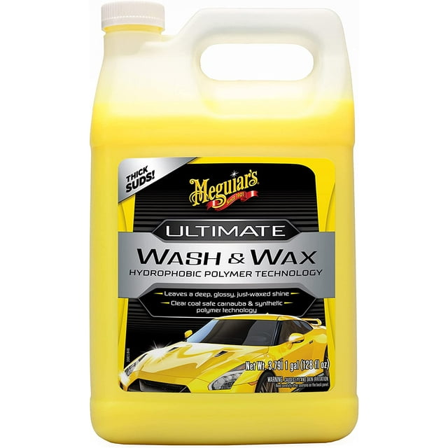 Meguiar's Ultimate Wash and Wax, Car Wash and Wax Cleans and Shines in