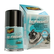 Meguiar's Whole Car Air Re-Fresher Odor Eliminator Mist, New Car Scent, G16402, 2 oz