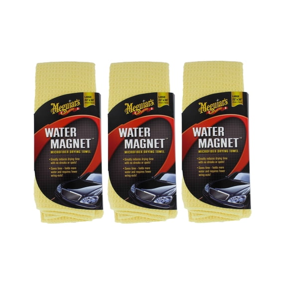 Meguiar's X2000 Water Magnet Microfiber Drying Towel (3 Pack)