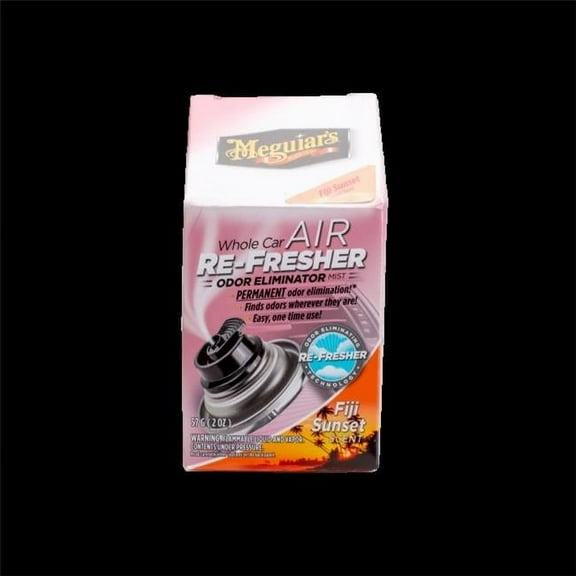 Meguiars  2 oz Whole Car Air Re-Fresher Odor Eliminator Mist & Fuji Sunset Scent