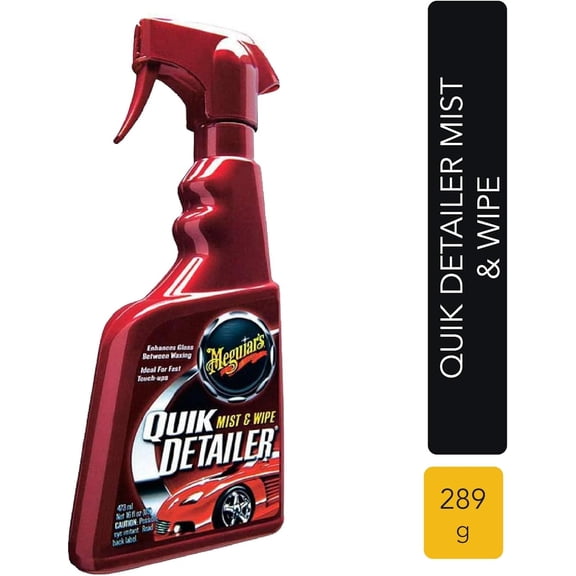 Meguiar's Quik Detailer Mist & Wipe A3316 - Spray Car Cleaner - 16 Oz