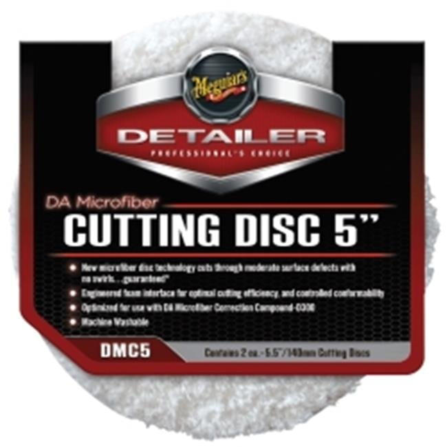 Meguiars DMC5 5 in. Dual Action Microfiber Cutting Disc - Pack of 2