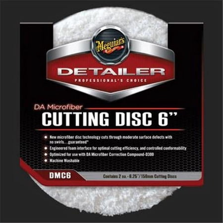 Meguiars DMC6B DA Microfiber Cutting Disc 12