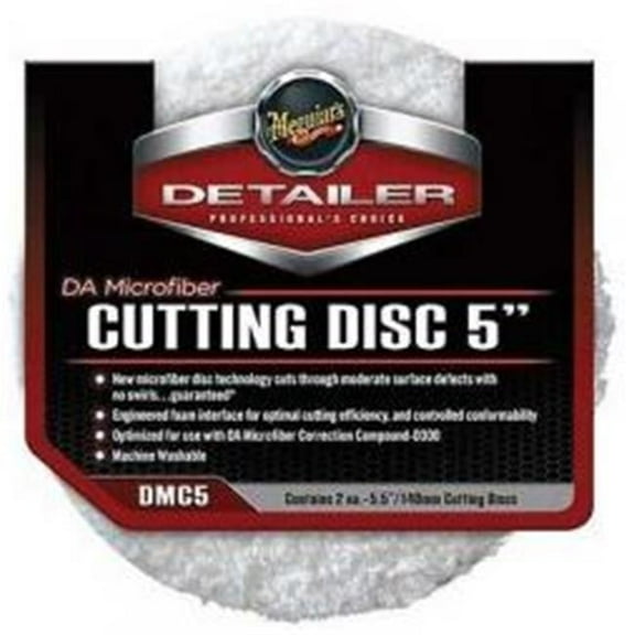 Meguiars Da Microfiber Cutting Pad 5 in. - Pack of 2