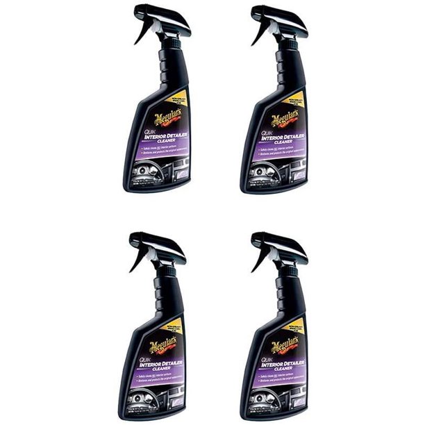 Meguiars G13616 Quik Interior Detailer Cleaner AucKH, 4Units