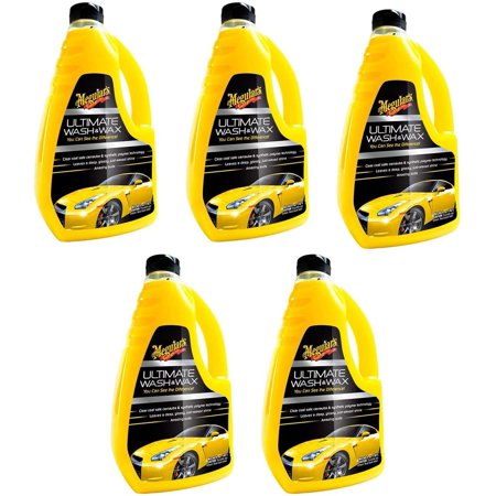 Meguiars G17748 Ultimate iZaMi Wash and Wax, 48 Ounce 5 Pack