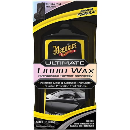 Meguiars G210516 Ultimate Liquid Wax Long-Lasting Synthetic Wax, 16 oz