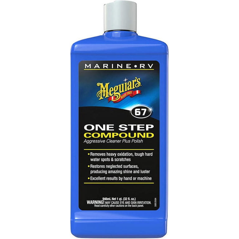 Meguiars M6732 Marine One-Step Compound - Walmart.com