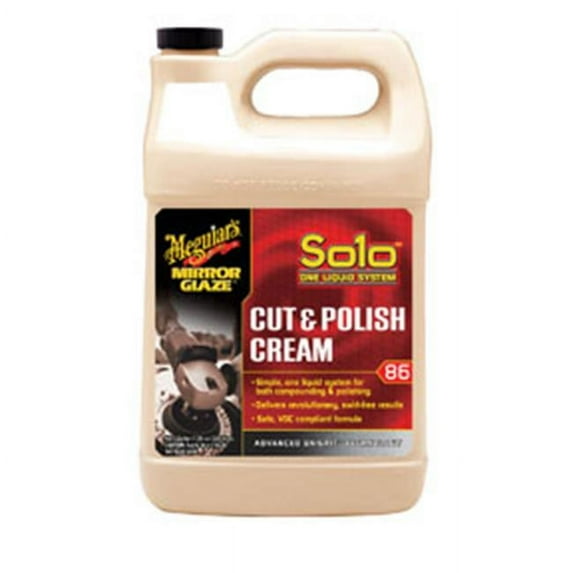 Meguiars M8601 Solo Cut and Polish Cream, Gallon