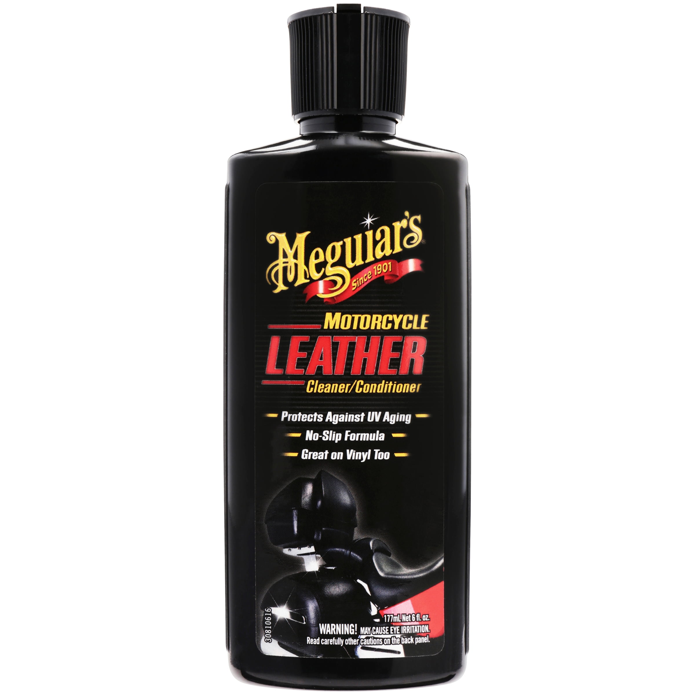 Meguiar's MC20306 Motorcycle Leather Cleaner/Conditioner, 6 Fluid Ounces