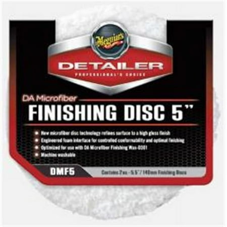 Meguiars MGDMF5 Da Microfiber Finishing Disc 5 in. - Pack of 2