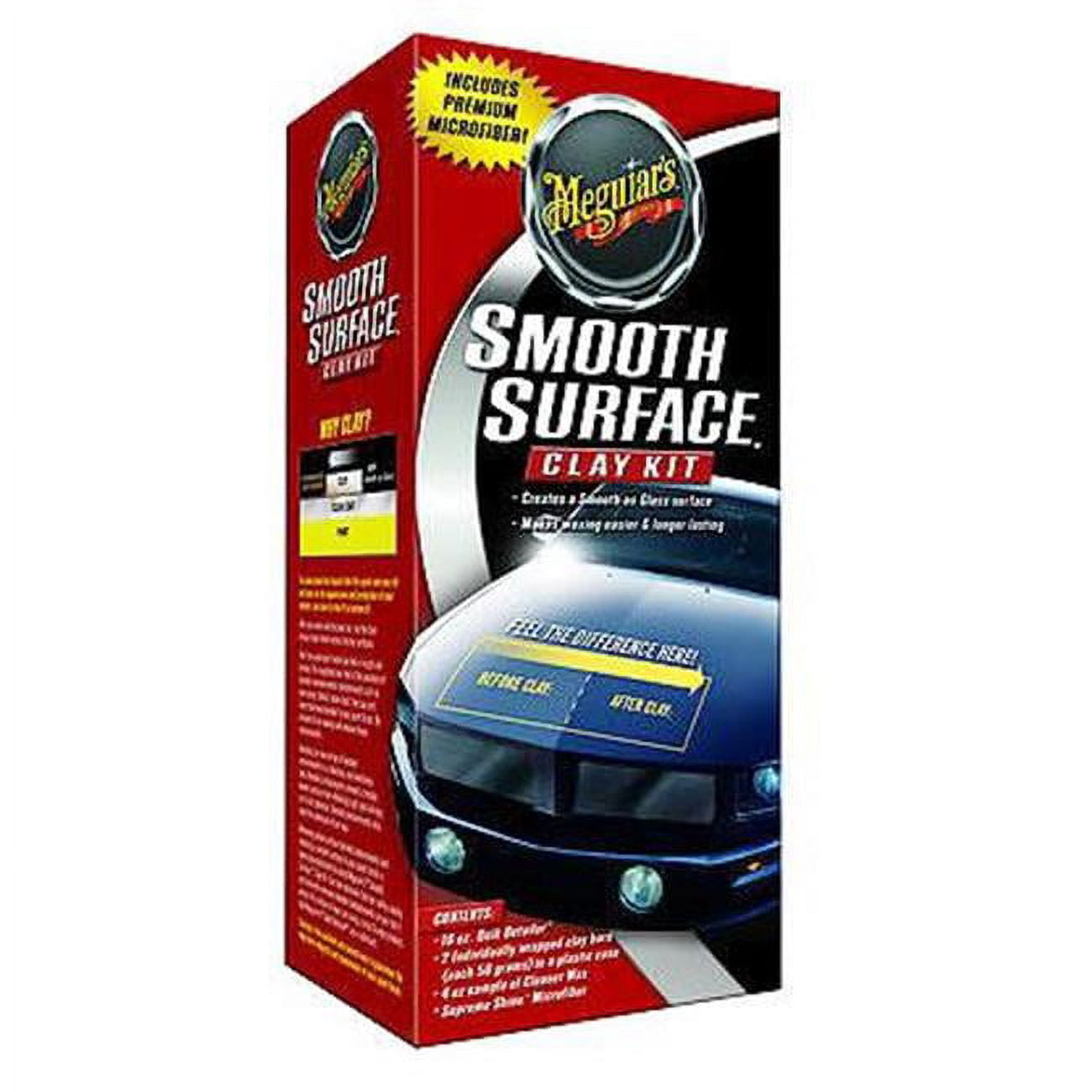 Meguiars MGG-1016 Smooth Surface Clay Kit - Walmart.com