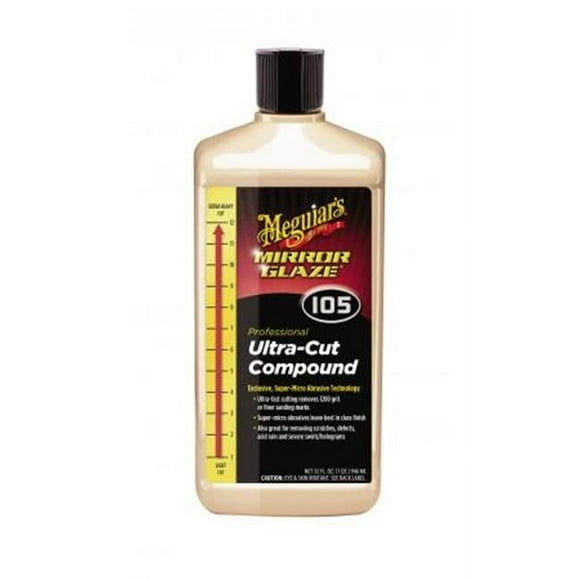 Meguiar's M10532 Mirror Glaze Ultra-Cut Compound, 32 Fluid Ounces, 1 Pack