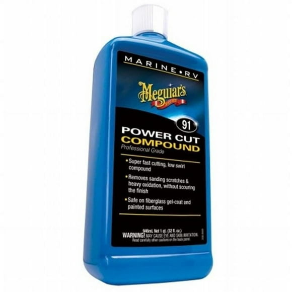 Meguiars  Marine - Rv Pro Grade Power Cut Compound - 32 Oz.