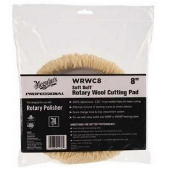 Meguiars Pad Wool Cutting 8 in.