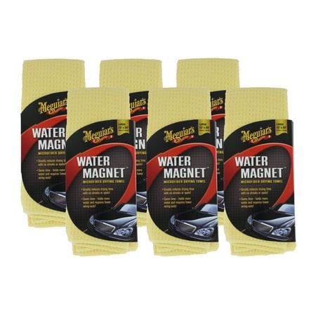 Meguiars X2000 Water Magnet Microfiber Drying Towel (6 Pack)