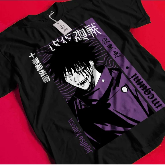 Megumi Shirt Gojo Satoru T-Shirt Jujutsu Kaisen Tshirt Toji Tee Mahoraga Sukuna
