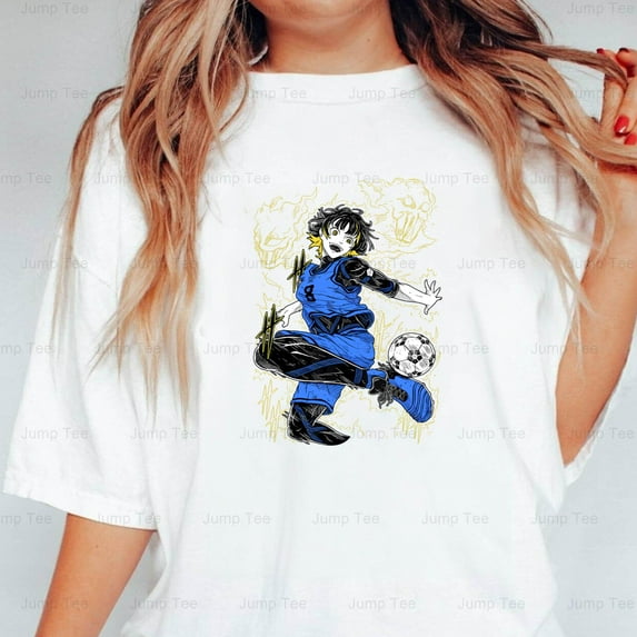 Meguru Bachira From The Blue Lock Anime Soccer Manga Isagi Fan Unisex T-Shirt, up to size 5XL