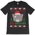 thumbnail image 1 of Meh Christmas Funny Funny Sweater Holiday Graphic T-Shirt - Premium Fabric G10724, Up to 5XL, 1 of 2