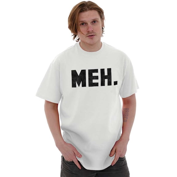 Meh. Famous TV Show Homer Geek Nerd Men's Graphic T Shirt Tees Brisco Brands L