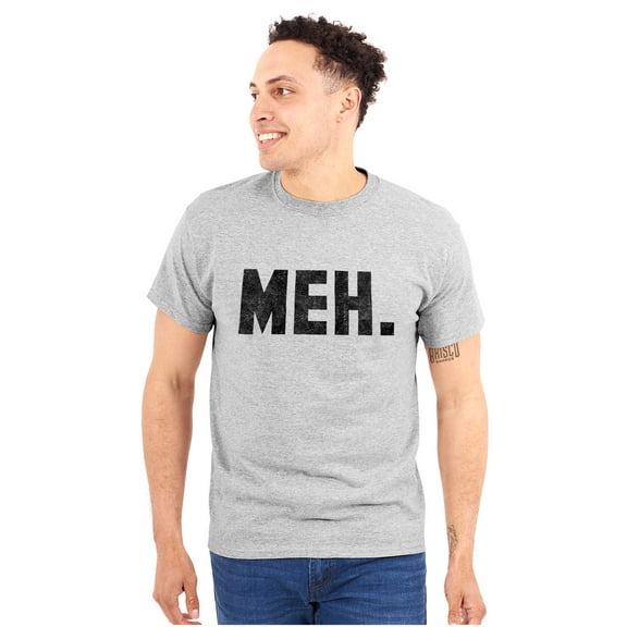 Meh. Famous TV Show Homer Geek Nerd Men's Graphic T Shirt Tees Brisco Brands L