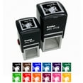 thumbnail image 1 of Meh Goat Self-Inking Rubber Stamp Ink Stamper - Black Ink - Small 1 Inch, 1 of 7