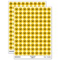 thumbnail image 1 of Meh Panda Face Unamused 200+ Round Stickers - Yellow - Gloss Finish - 0.50" Size, 1 of 3