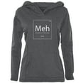 thumbnail image 1 of Meh Periodic Table Womens Pullover Hoodie Heather Dark Grey MD, 1 of 1