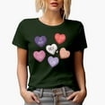 thumbnail image 1 of Meh, So Over It, Not Yours, 90s Retro Heart Candies Art, Anti Valentine's Day Gift, Military Green T-Shirt, XL, 1 of 5