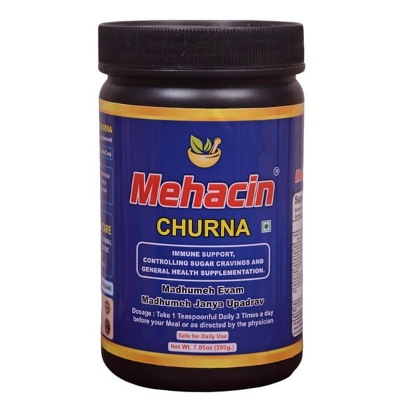 Mehacin Churna Ayurvedic Dietary Supplement - General Health Supplementation for Controlling Sugar Cravings - 200g.