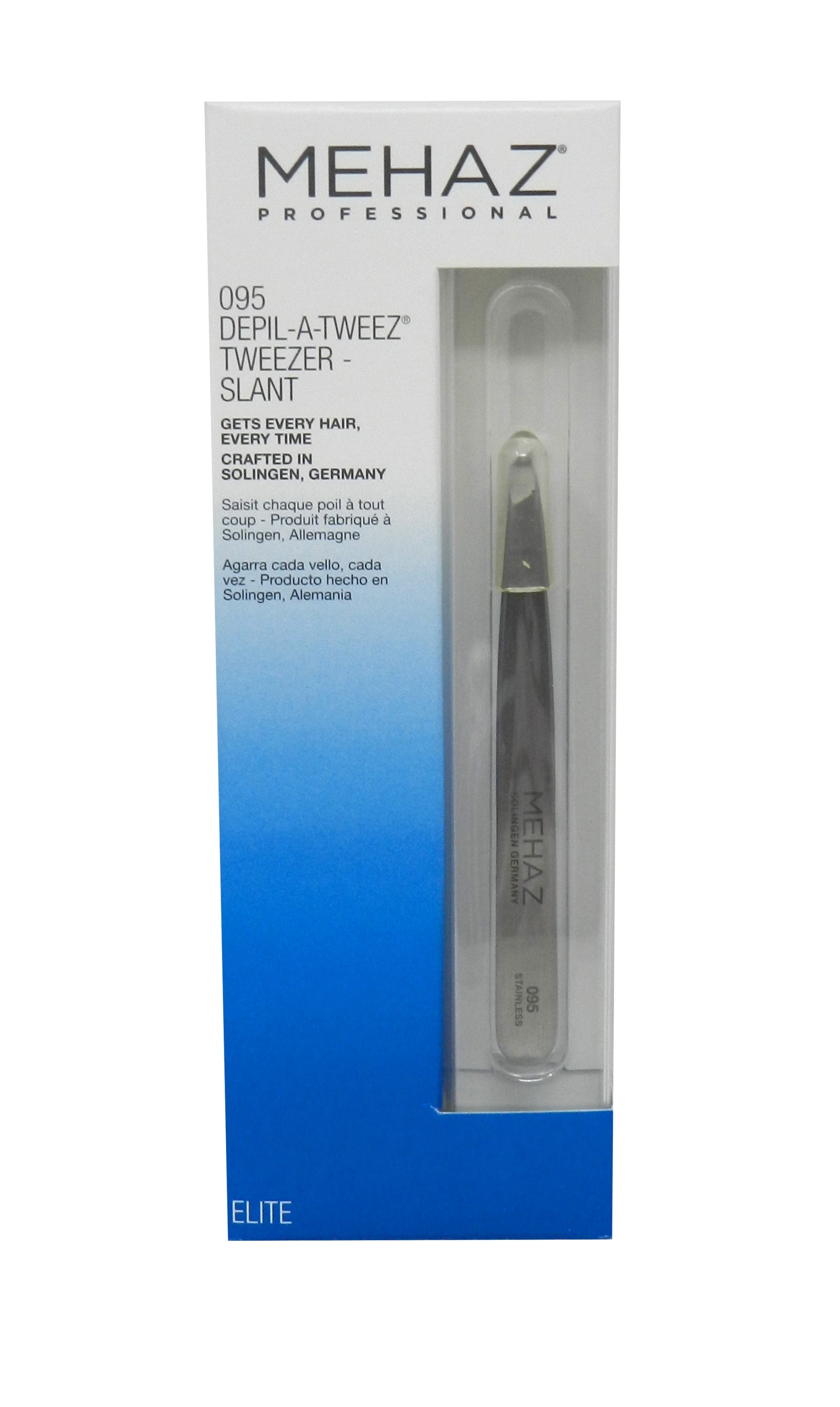 Mehaz Professional Depil a Tweez Slanted Tip Nipper / Stainless Steel Tweezers