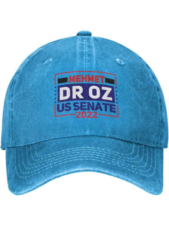 Mehmet Dr Oz Us Senate Hat for Men Women Baseball Cap Black Snapback Hat Fitted Trucker Hat