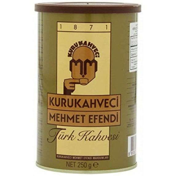 KURUKAHVECI MEHMET EFENDI Turkish Coffee, Arabica Beans, Roasted Ground, 250gr