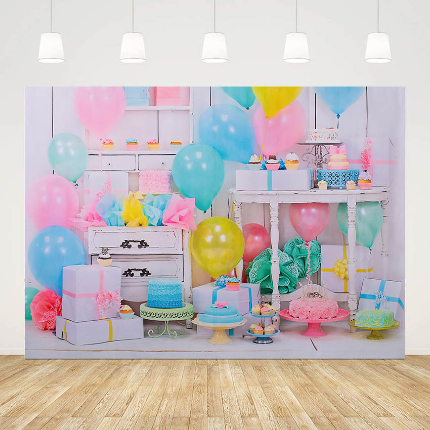 MEHOFOND Fotohintergrund 1. Geburtstag Fee – 2,1 X 1,5 M, Polyester, Faltbar, Für Geburtstagsfeier & Fotoshooting