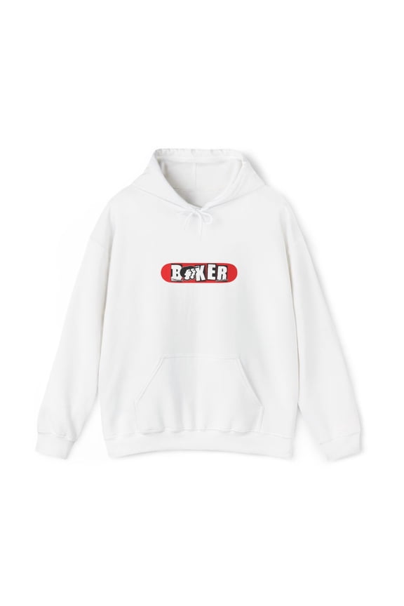 Mehrathon x Baker Deck Skateboard 2000s Skate Vintage Classic Hoodie Print - 5XL / White