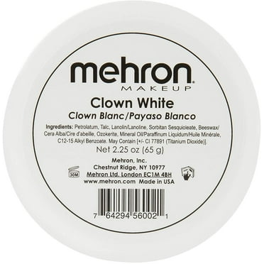 Mehron Clown White Makeup (2.25 oz)