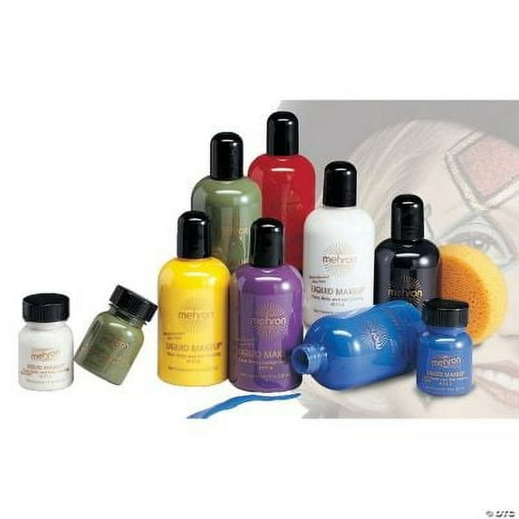 Mehron Liquid Makeup Vegan Body Paint, 4.5 oz Bottle
