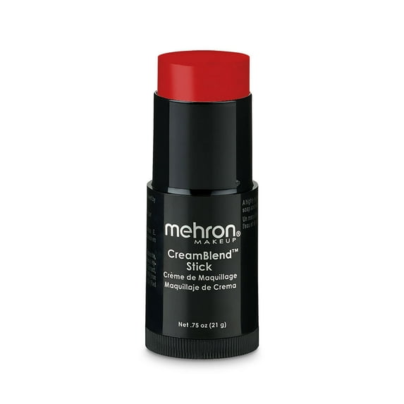 Mehron Makeup CreamBlend Stick - Body Paint (.75oz) (Red)