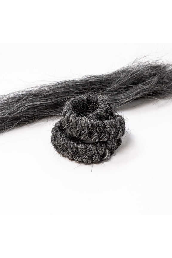 Makeup Crepe Hair 12-inch Braid (Dark Grey)