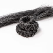 Mehron Makeup Crepe Hair 12-inch Braid Dark Grey