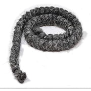 Mehron Makeup Crepe Hair 12-inch Braid Dark Grey